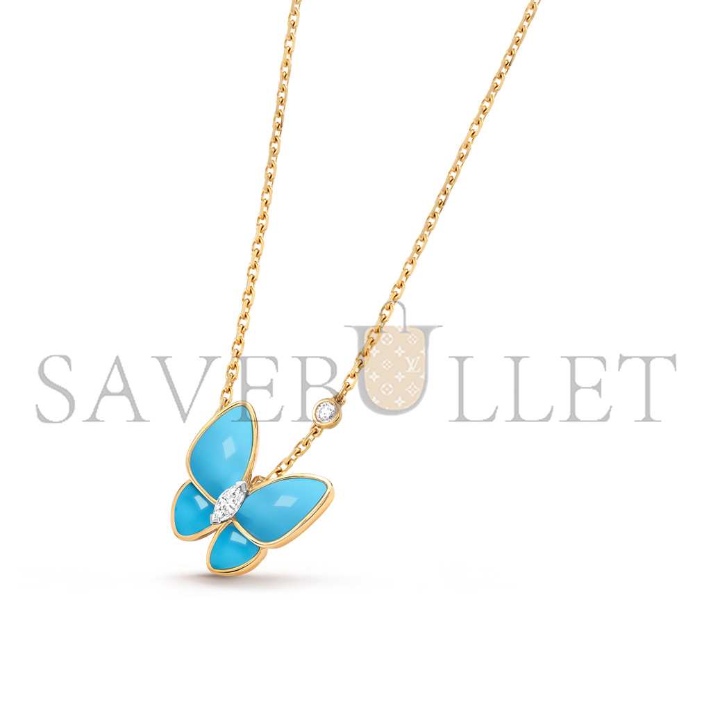 V*N CL*F arpels two butterfly pendant vcarp7up00